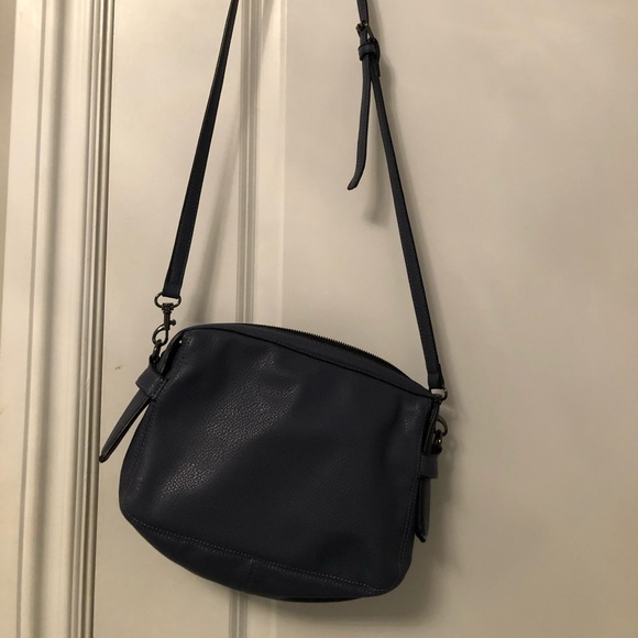 Navy Blue Shoulder/Crossbody Casual Purse - Picture 4 of 5